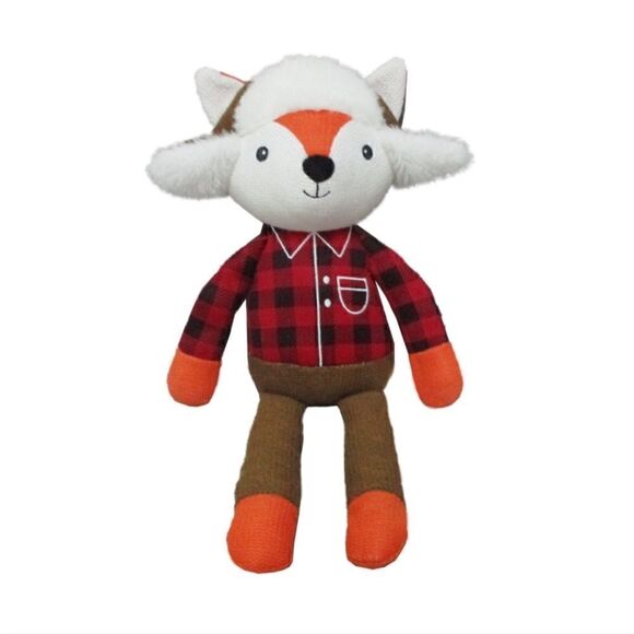 Holiday Knit Fox Plush Toy, 18" - Picture 1 of 4